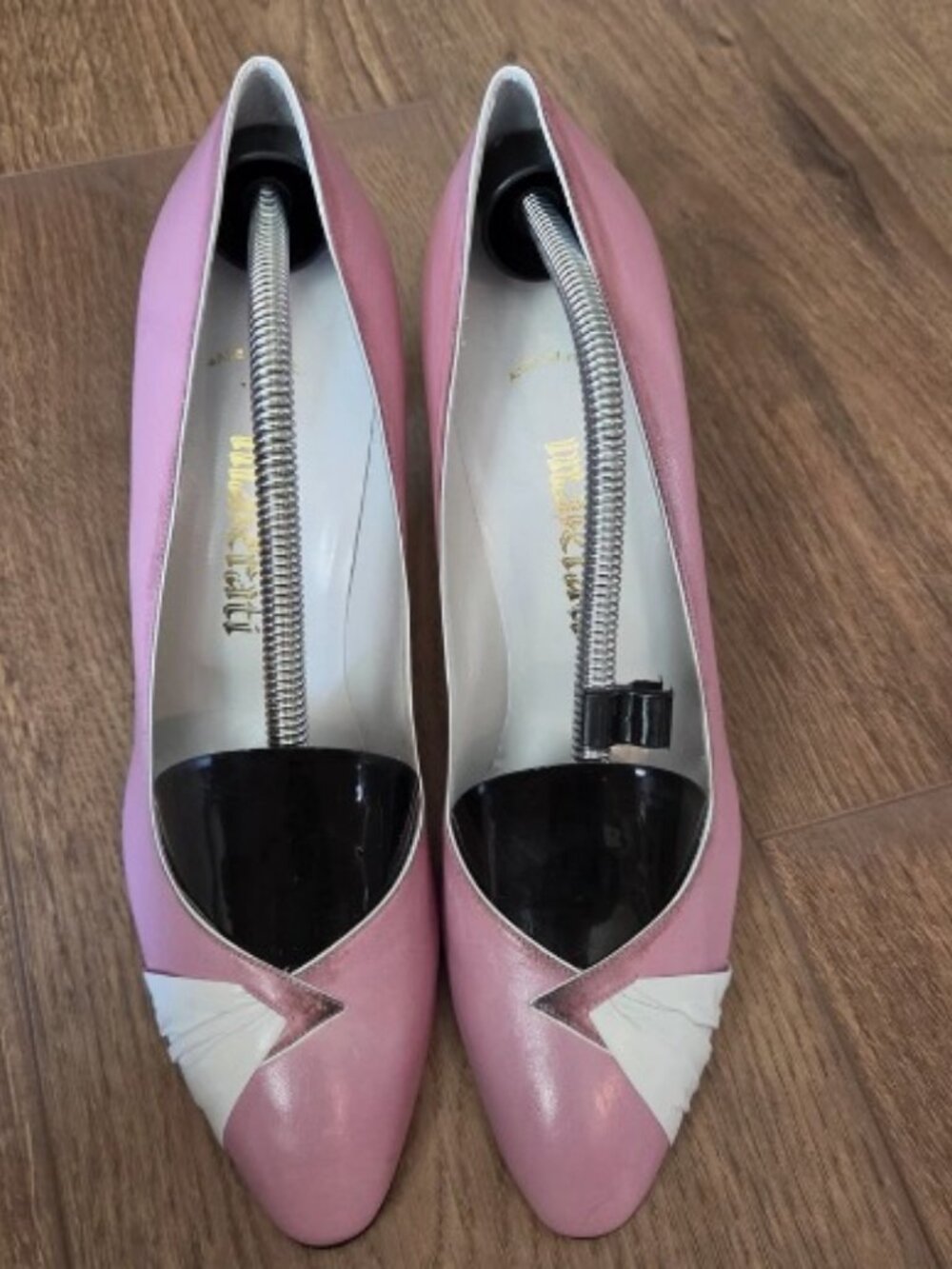 Vintage Maserati Italian Leather Heels, Size 8.5